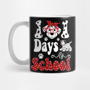 101 Days Of School Dalmatian Dog 100 Days Smarter Teachers Mug